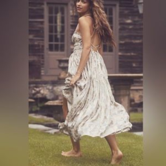 Free People Charlie Bustier Maxi dress Large LAST ONE PRICE FIRM - Picture 4 of 10